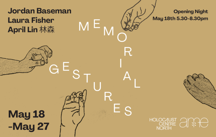 Memorial Gestures I - Opening · Holocaust Centre North